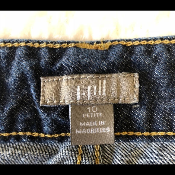 J. Jill Jeans Size 10P Straight Leg Dark Wash - Picture 7 of 7